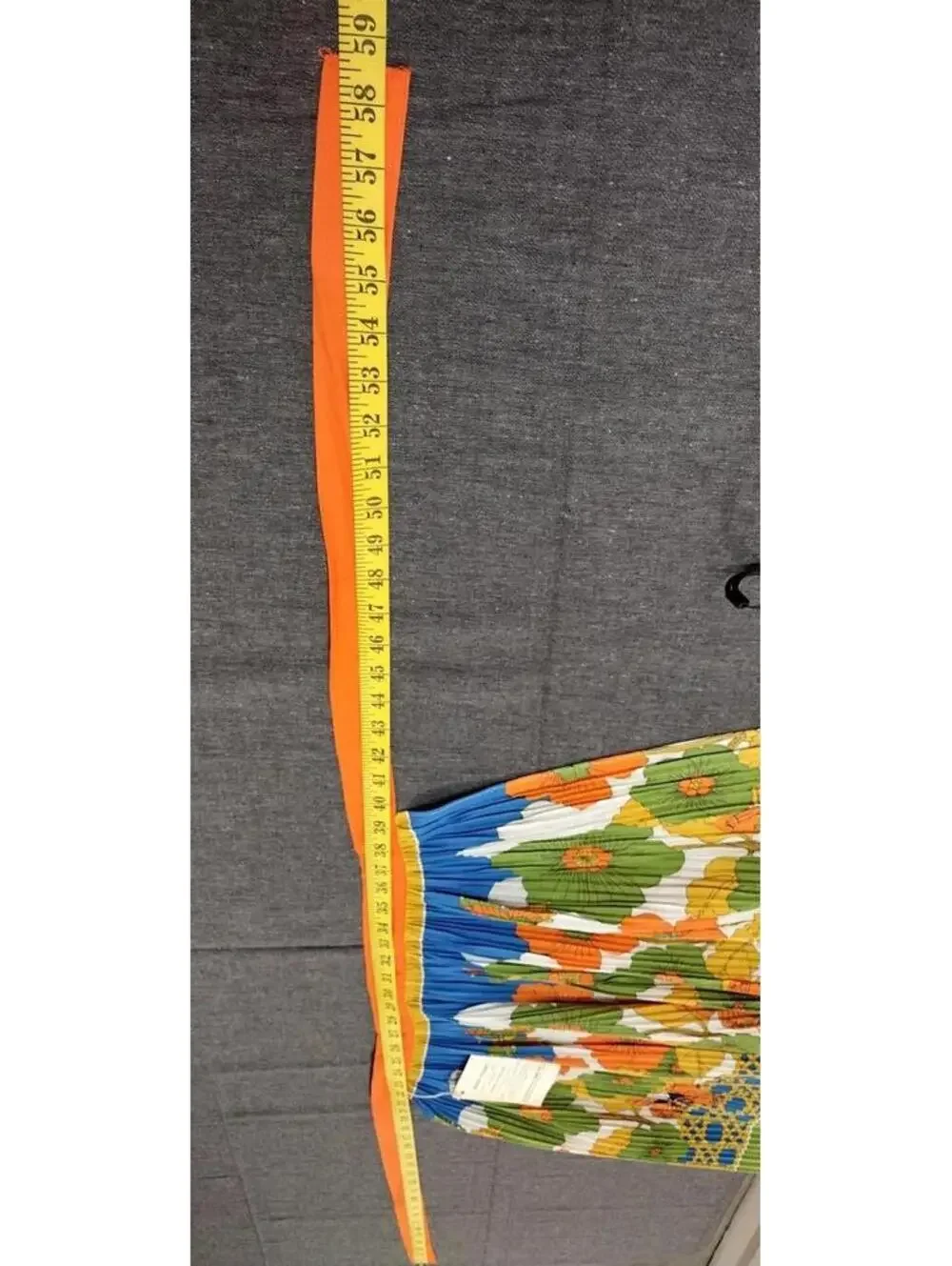 1970s Apron Psychedelic Colors Butterflies Vibrant Colors Lowenstein Deadstock
